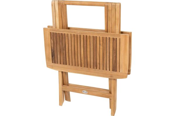 Teak sammenleggbart bord cafe*