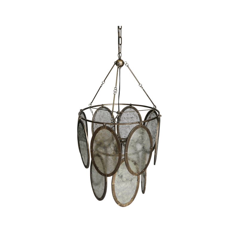 Dairen lampe i frostet glass