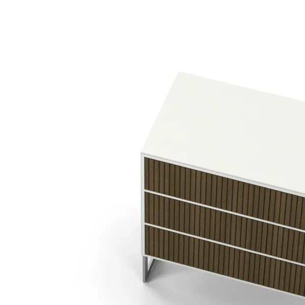 Kommode Walnut line 3 skuffer*