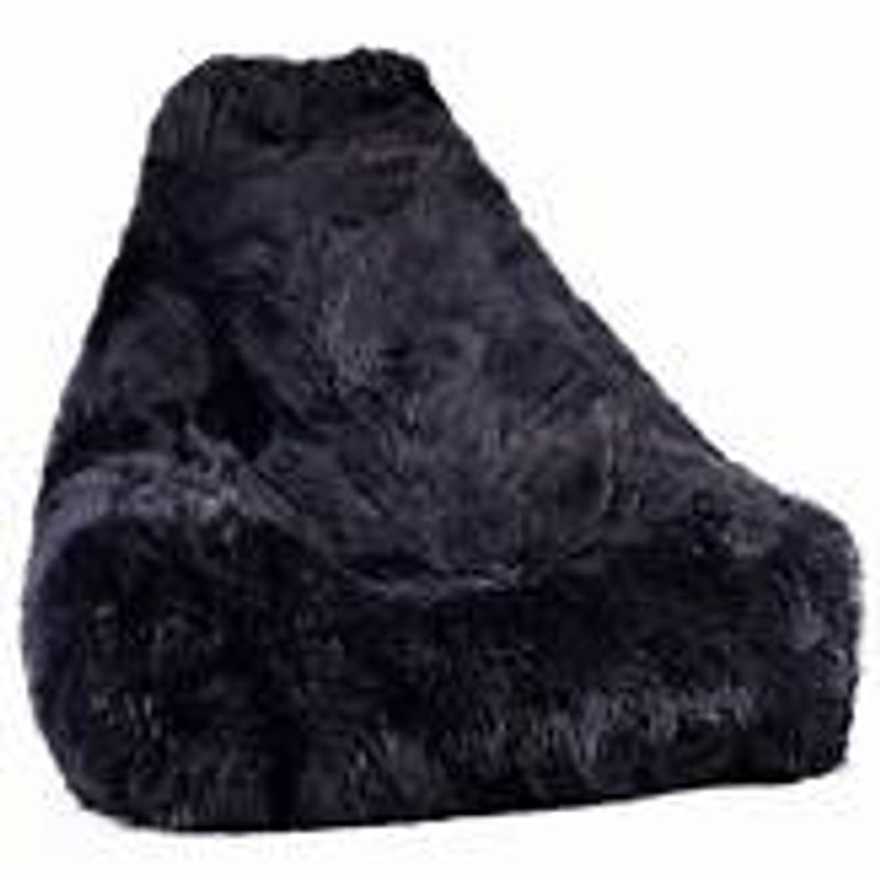 Sekkestol / beanbag i ekte saueskinn